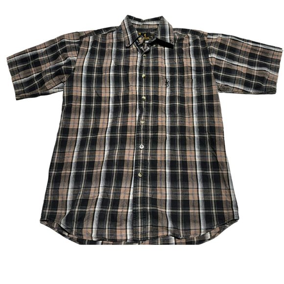 Men's Browning Multicolor Plaid Shirt Size Medium - Picture 7 of 7